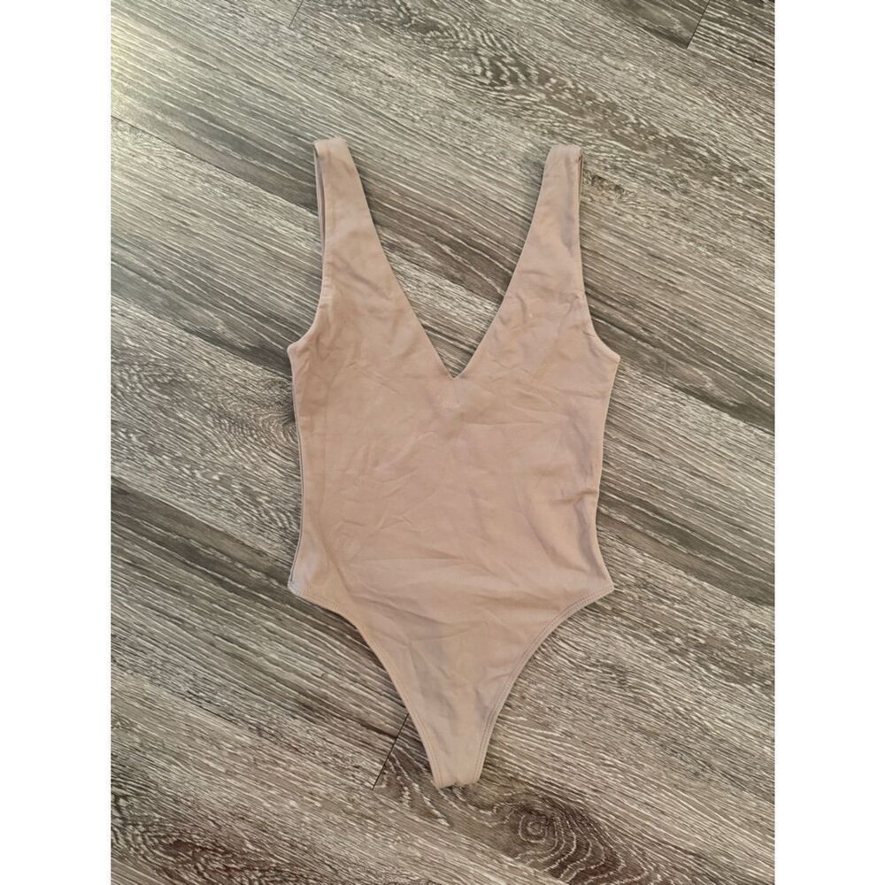 Babaton Tan Tank Bodysuit